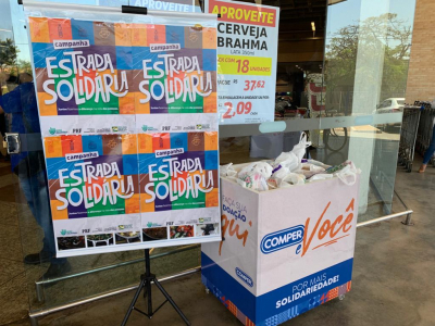 Comper é parceiro da campanha da PRF ‘Estrada Solidária’