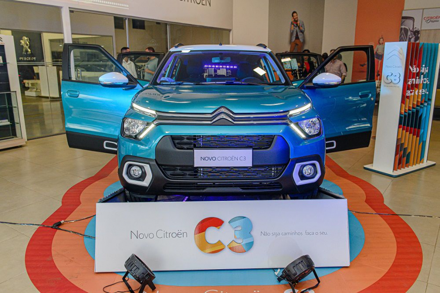 Lançamento do Novo Citroën C3 2023 movimentou a terça-feira (30) em Cuiabá e Várzea Grande