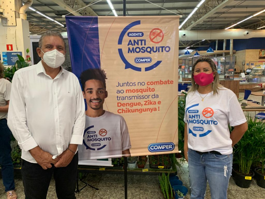 Comper realiza  campanha ‘Agente Anti Mosquito’ pelo  sétimo ano consecutivo