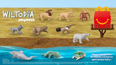 McLanche Feliz convida famílias a se divertirem com animais de Playmobil Wiltopia