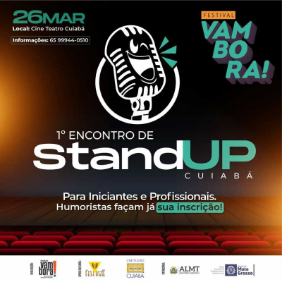 1º Encontro de stand-up em Cuiabá promete revelar talentos regionais